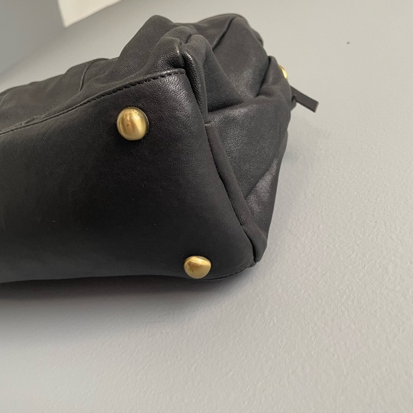 Sorial Leather Handbag w/ Detachable Shoulder Strap - Picture 14 of 16